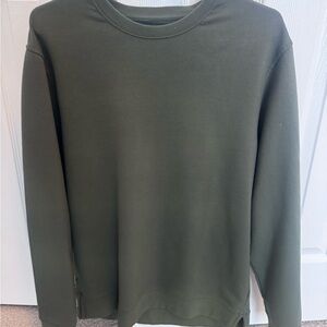 Cuts Clothing Men's Forest Green Crewneck Sweater